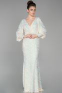 Long Gold Mermaid Prom Dress ABU1577