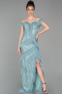 Long Turquoise Evening Dress ABU1550
