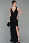 Long Black Mermaid Prom Dress ABU1565