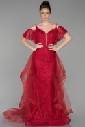 Long Red Evening Dress ABU1558