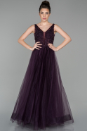Long Purple Evening Dress ABU1584