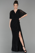 Long Black Mermaid Prom Dress ABU1587