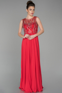 Long Red Evening Dress ABU1589