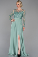 Long Turquoise Engagement Dress ABU1020