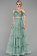 Turquoise Mermaid Evening Dress ABU1514