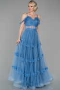 Indigo Mermaid Evening Dress ABU1514