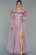 Long Lavender Oversized Evening Dress ABU1620