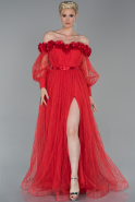 Long Red Evening Dress ABU1635