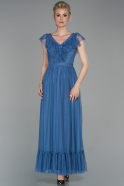 Long Indigo Evening Dress ABU1389