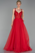 Long Red Evening Dress ABU1636