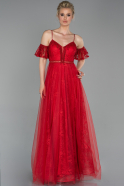 Long Red Evening Dress ABU1637