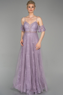 Long Lavender Evening Dress ABU1637