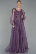 Lavender Mermaid Evening Dress ABU1524