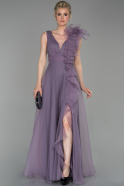 Long Lavender Evening Dress ABU1649
