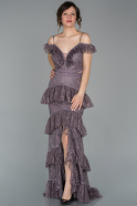 Long Lavender Evening Dress ABU1629