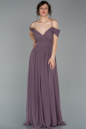 Long Lavender Chiffon Evening Dress ABU1654