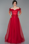 Long Red Evening Dress ABU1669