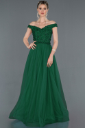 Emerald Green Long Engagement Dress ABU1203