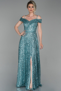 Turquoise Long Engagement Dress ABU1211