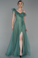Long Turquoise Evening Dress ABU1683