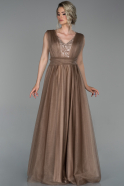 Long Mink Evening Dress ABU1687