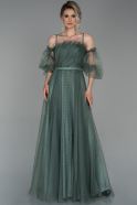 Long Turquoise Evening Dress ABU1689
