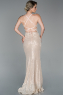 Long Powder Color Mermaid Prom Dress ABU761