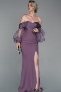 Long Lavender Evening Dress ABU1696