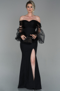 Long Black Evening Dress ABU1696