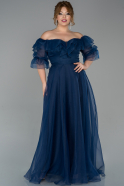 Long Navy Blue Evening Dress ABU1675
