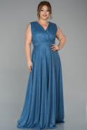 Long Indigo Oversized Evening Dress ABU1762