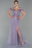 Long Lavender Dantelle Evening Dress ABU1706