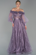 Long Lavender Evening Dress ABU1710