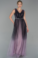 Long Lavender Engagement Dress ABU1712