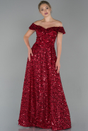 Long Red Evening Dress ABU1714