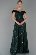 Long Emerald Green Evening Dress ABU1714