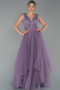 Long Lavender Evening Dress ABU1727