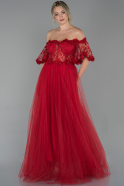 Long Red Evening Dress ABU1684