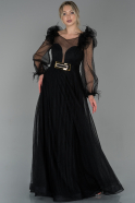 Long Black Evening Dress ABU1718