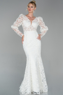 Long White Haute Couture ABU1652