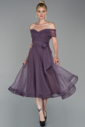 Lavender Midi Invitation Dress ABK482