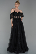 Long Black Evening Dress ABU1739