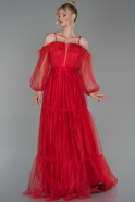 Long Red Evening Dress ABU1743