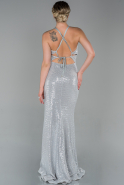 Silver Long Mermaid Prom Dress ABU761