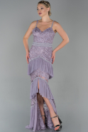 Long Lavender Dantelle Evening Dress ABU1749