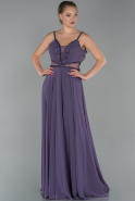 Long Lavender Chiffon Evening Dress ABU1750