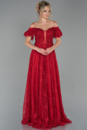 Red Long Evening Dress ABU1800