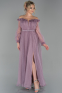Long Lavender Evening Dress ABU1791