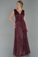 Long Burgundy Evening Dress ABU1792