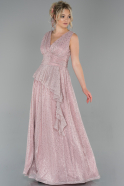 Long Powder Color Evening Dress ABU1792